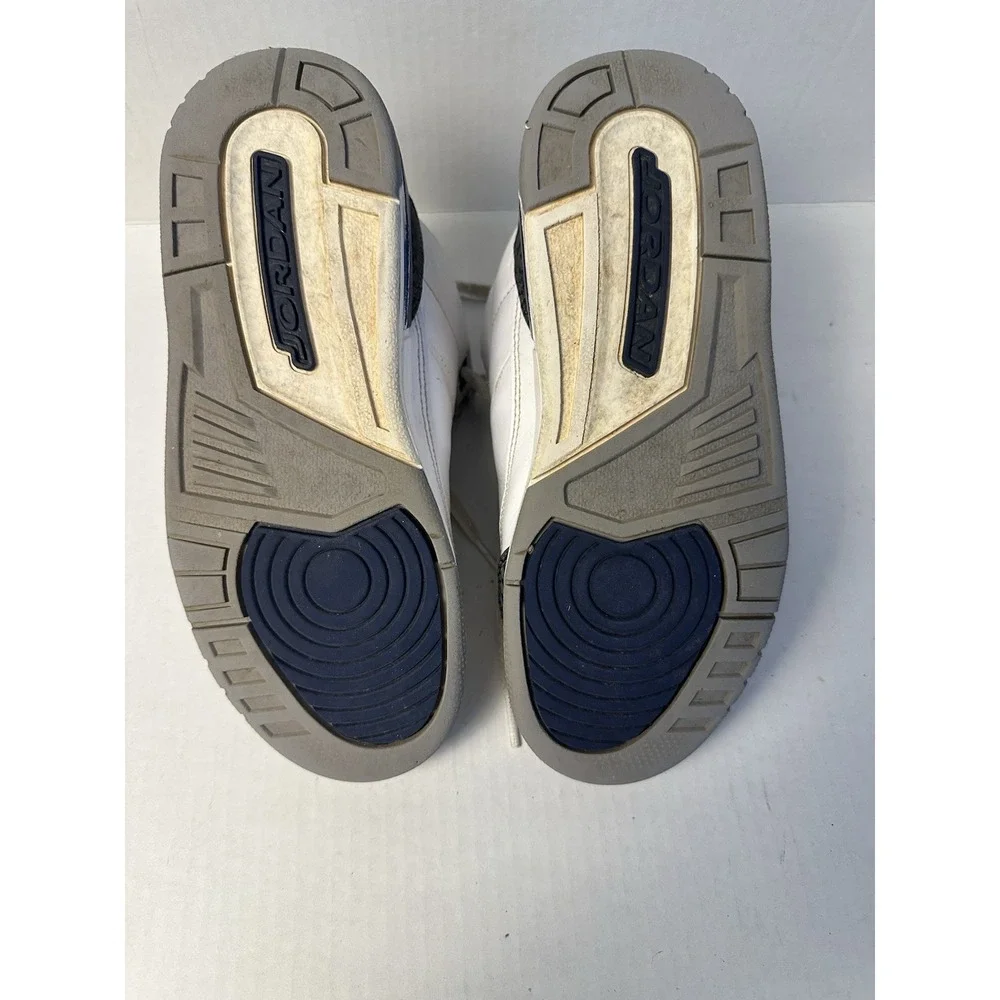Nike Air Jordan 3 Retro GS Midnight Navy White Cement Size 4.5Y Sneakers Shoes